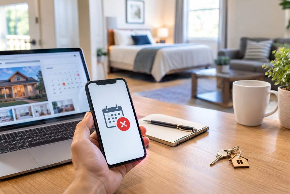short-term rental guest cancellation